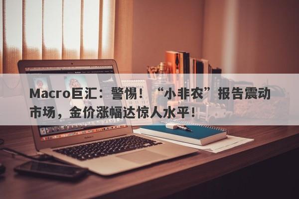 Macro巨汇：警惕！“小非农”报告震动市场，金价涨幅达惊人水平！