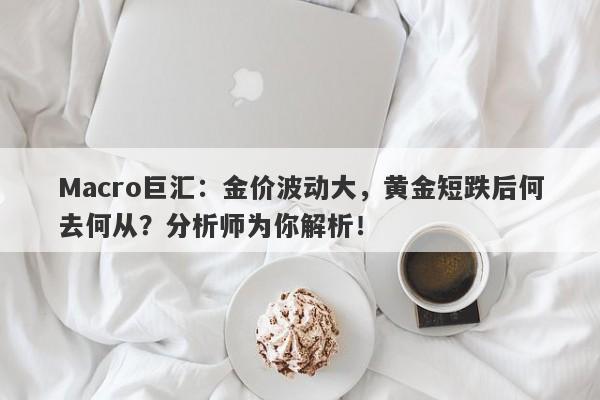 Macro巨汇：金价波动大，黄金短跌后何去何从？分析师为你解析！