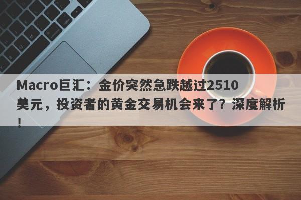 Macro巨汇：金价突然急跌越过2510美元，投资者的黄金交易机会来了？深度解析！