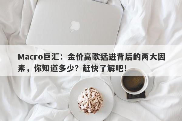 Macro巨汇：金价高歌猛进背后的两大因素，你知道多少？赶快了解吧！