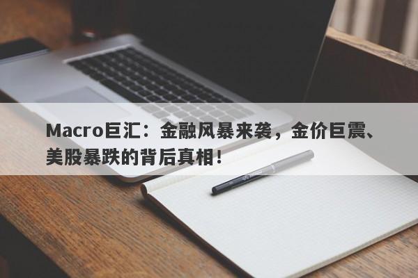 Macro巨汇：金融风暴来袭，金价巨震、美股暴跌的背后真相！